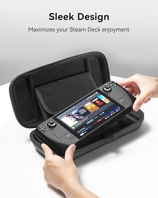 XAOSUN Carrying Case Compatible with Steam Deck & OLED, Protective Hard Shell Handheld Case for Steam Deck Console, Portable Shockproof Travel Carrying Bag for Travel and Storage - Image 5