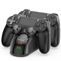 P4 Controller Charger Dock Station, 1.8 Hrs Fast Charging for P4 Charging Station, Charging Station with LED Indicator Charge Chip, Dual USB PS4 Charger Dock for PS4/PS4 Slim/PS4 Pro Charge by YTeam