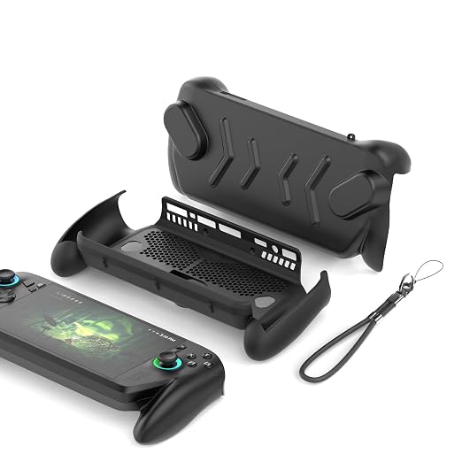 TEHAOUU Game Handheld Protective Case with Stand & Strap Compatible with ROG Xbox Ally X, TPU Full Protection Cover with Accurate Cutouts (Full Cover Case) - Image 7