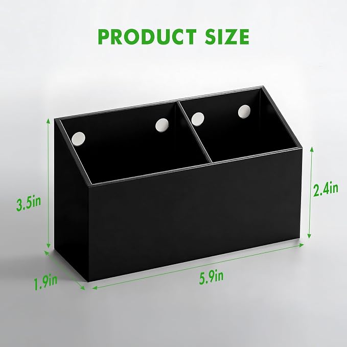 Acrylic Magnetic Pen Holder for Whiteboard,Fridge, School Supplies - Image 7