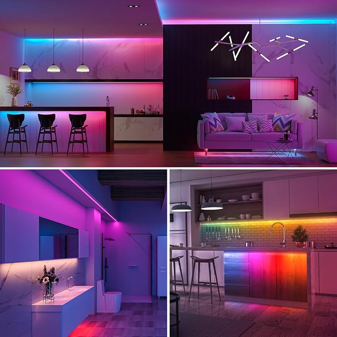 BTF-LIGHTING 24FT WS2814 Smart IC RGBW 3000K DC24V COB LED Strip Light - Image 7