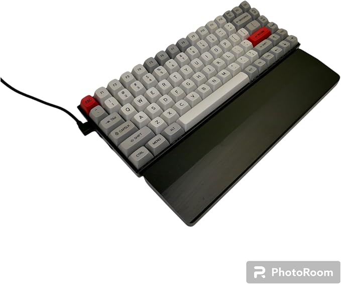 Kothar Wooden Keyboard Wrist Rest (Compact, Black) - Image 2