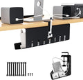 Syeeiex Under Desk Cable Management Tray, Cord Management, Black, 17inch by syeeiex
