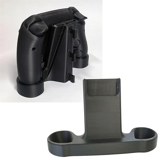 3D Printed Controller Organizer for Pegboard Wall Storage, Side Cradle Desktop Stand with Open Top Access for Dock Alignment and Tidy Gaming Areas - Image 8