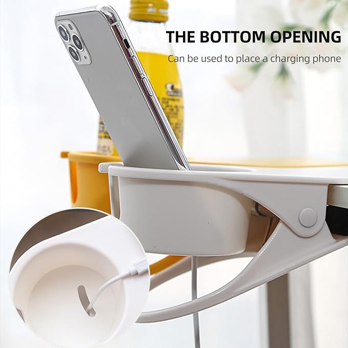 Sisyphy Drinking Cup Holder Clip, Desk Clamp for Mugs & Bottles, 2-Pack - Image 4