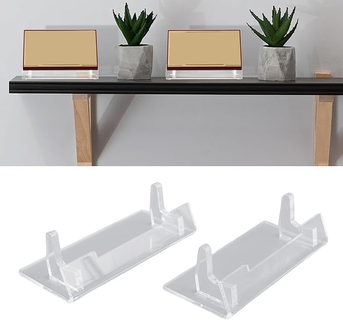 Clear Acrylic Game Console Holder Stylish Display Stand for Handheld Game Console Phone Tablet 2 Units - Image 4