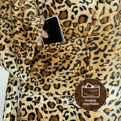 Catalonia Wearable Blanket with Sleeves for Women & Men, Fleece Wrap Throw - Image 5