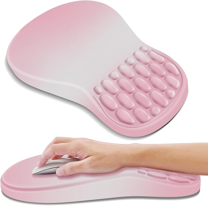 YIWEI Ergonomic Mouse Pad with Wrist Rest for Carpal Tunnel Pain Relief by Unknown