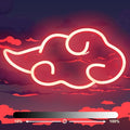 Dleouly Anime Neon Sign, LED Red Cloud Neon Signs for Wall Decor, Dimmable Gaming Neon Sign Wall Signs USB Night Neon Light for Bedroom Game Room Man Cave Party, Gifts for Your Son, Boyfriend(12x7in) by DleoulyNeonSign
