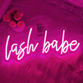 Lash Babe Neon Sign for Wall Decor, Beautiful Pink Lashes Baby Neon Sign for Lash Room Decor, LED Light Sign for Lash Salon, Beauty Room, Nails Hair Bar, Gift for Girls by Unknown
