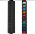 Lifewit 10 Section Hanging Hat Organizer for Baseball Caps, Black, 1 Pack by Lifewit