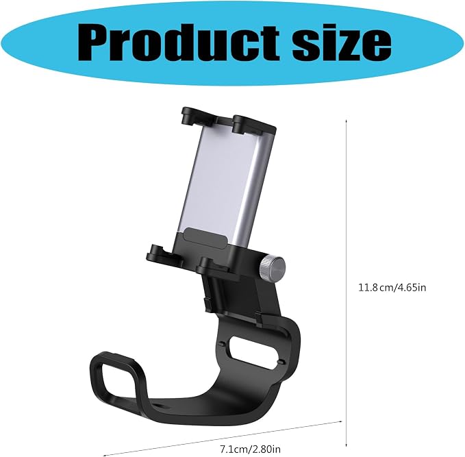 Adjustable Controller Stand with Ergonomic Not Slip Base & Small Foldable Designs Gaming Accessory Holder for Consoles Game Controller Stand with Stability - Image 4