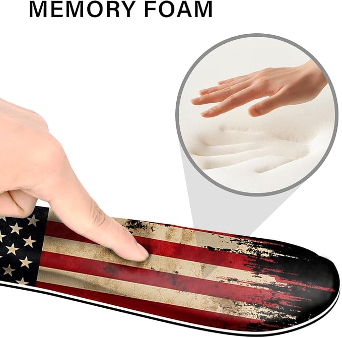 Desk Pad and Keyboard Wrist Rest, Large Mouse Pad + Keyboard Pad+Mouse Wrist Support, Non-Slip Desk Mat Protector for Office, Home 31.5×11.8 Inches National Flag - Image 4