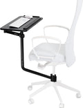 VIVO Office Chair Mounted 26 x 12 Inch Keyboard and Mouse Tray, Ergonomic Tilt, Full Motion 360 Degree Rotation, Black, MOUNT-KB08C by Unknown