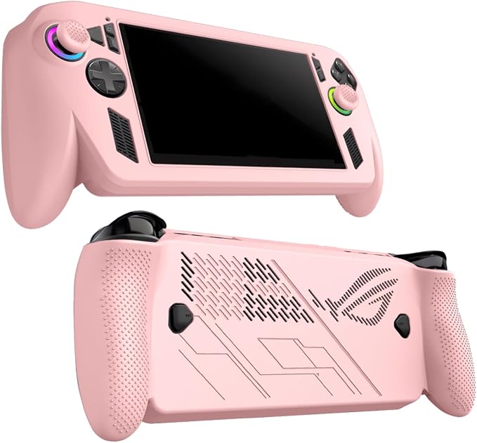 Silicone Protective Cover for ROG Ally X Portable Console Ergonomic Anti-Drop,Scratch Resistant Protective Cover Stand for ROG Ally X Gaming Gear by Unknown