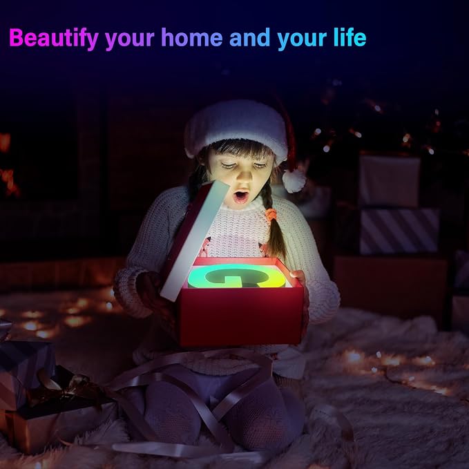Light Up Letters Marquee Letter LED Lights Music Sync RGB Color Changing - Image 8