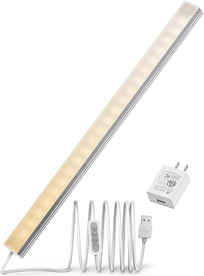 ASOKO 14.5" Under Cabinet Lighting Dimmable 3 Colors by ASOKO