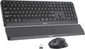 PHILIPS Wireless Keyboard and Mouse, Bluetooth Keyboard with Wrist Rest by Unknown