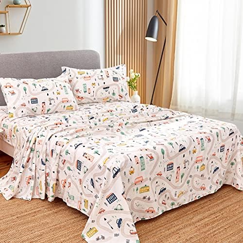 JSD 3 Piece Car Vehicle Kids Sheet Set Twin Size - Image 2