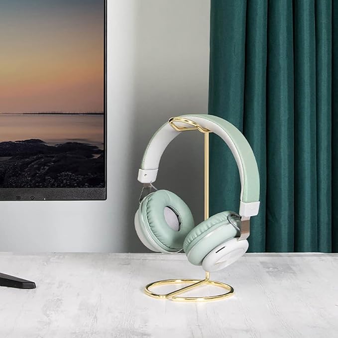 Metal Headphone Stand Desktop Headset Holder Tabletop Earphone Stand Gaming Headphones Rack Music Headphones Hanger for Orgnizing - Image 3