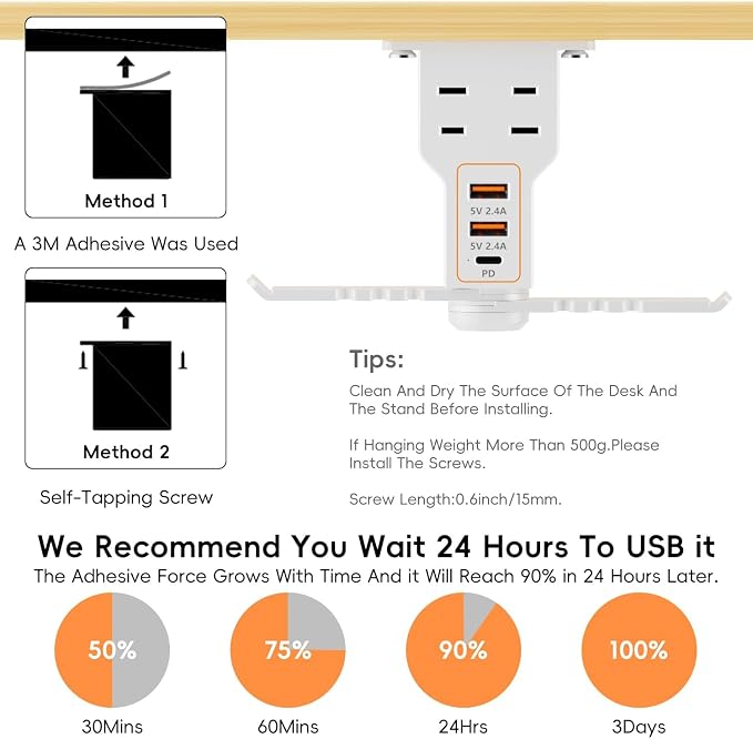 Multi-Function Desk Headphone Hanger Hook Gaming Office - Image 7