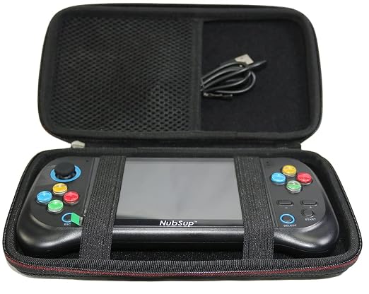 Maoershan Protable Hard Travel Carrying Case For X9 Preloaded RG552 RG351 RGB10 Handheld Game Console 5/5.1 inch Retro Handheld Android System Video Games Consoles（Only Case） by Maoershan