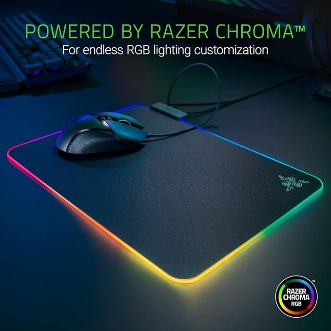 Razer Firefly Hard V2 RGB Gaming Mousepad, Customizable Chroma Lighting - Image 2