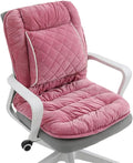 Office Chair Cushion Soft Seat Pad with Backrest Upgraded Lumbar Support Desk Chair Cushions for Dorm, Desk, Rocking Chairs，Patio by Gujuja