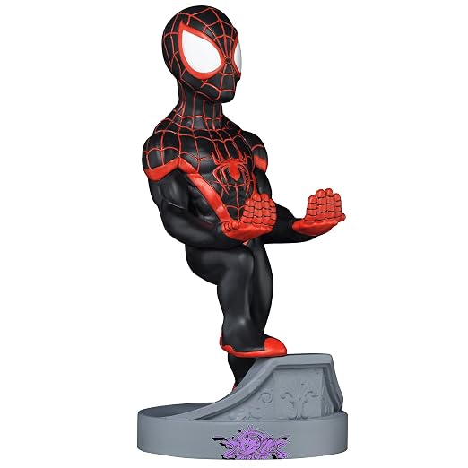 Exquisite Gaming Cable Guy - Marvel Spiderverse: Miles Morales Spiderman - Charging Controller and Device Holder - Toy - Xbox 360 - Image 9