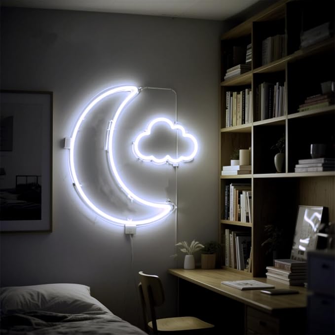 3.28FT White Neon Light Strip, 5V USB White Led Strip Lights with Touch Controller, Flexible Neon Rope Light for Bedroom, Party, Home Decor, Poster Lights - Image 2