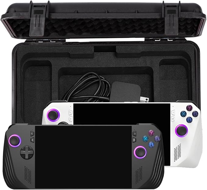 Luck&Link ROG ALLY Carrying Bag - Hard, Waterproof Case for ROG ALLY X, Controllers, Docking Station & Accessories - Large Capacity - Image 2