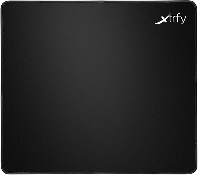 XTRFY GP2, Large Fabric Gaming Mouse Pad (460 x 400 x 4 mm), Precision with Every Mouse Motion, Stitched Edges, Non-Slip Base Machine-Washable, Black - Image 3