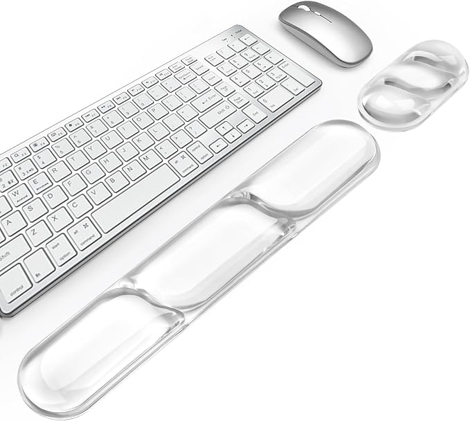 Gel Wrist Rest for Keyboard and Mouse Pad Set by CFHYZAZNCL