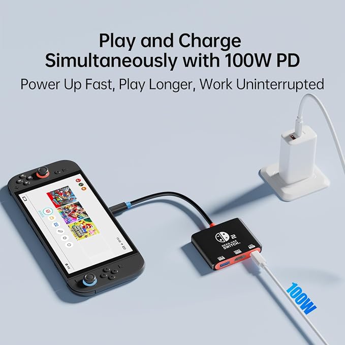 Portable Handheld Gaming Dock USB C Dock with 4K@60Hz HDMI Adapter - Image 7
