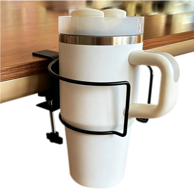 Desk Cup Holder,Mug Hooks Compatible with Most Cups & Bottles by ZANOLY