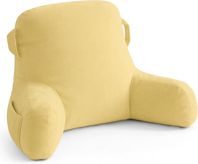 Reading Pillow for Bed,Back Pillow for Bed Sitting Up,Lumbar Support Pillow by Unknown