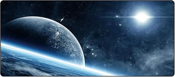 XXL Professional Large Mouse Pad & Computer Game Mouse Mat (35.4x15.7x0.1IN, 90x40 Space) by Cmhoo
