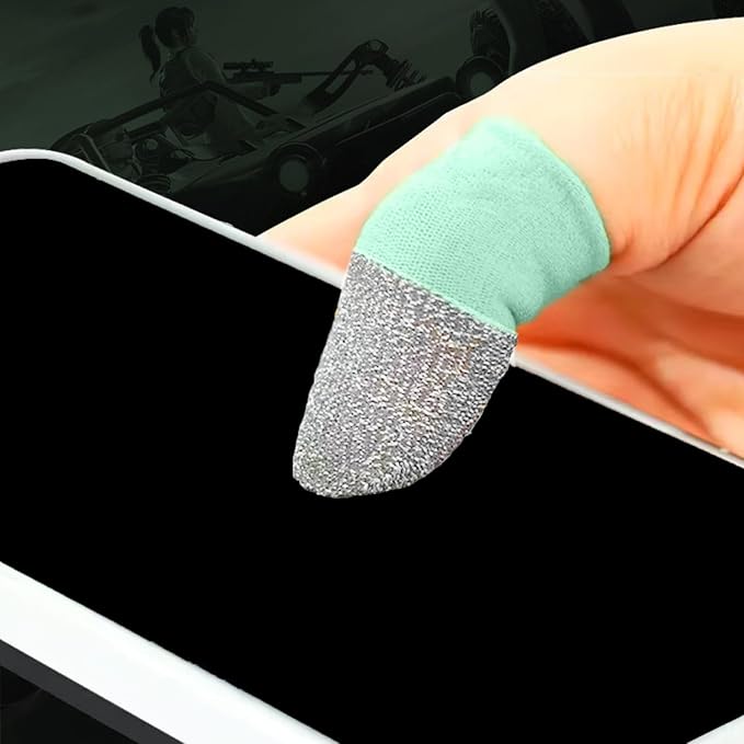10 Pack Color Obstructed Esports Finger Gauntlets Carbonfiber Construction Strengthened Physical Response Breathable Competitive Gaming Finger Sleeves - Image 9