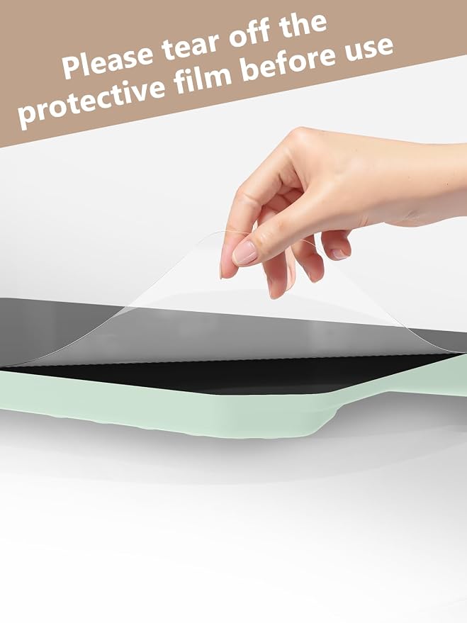 2-in-1 Ergonomic Keyboard Stand with Wrist Rest, Light Green - Image 8