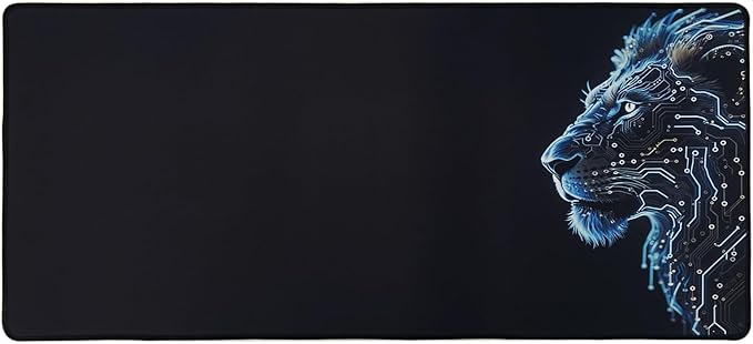 XXL Gaming Mouse Pad 35.4x15.7 Professional Large Mouse Pad & Computer Game Mouse Mat-90x40 Lioncmh by Cmhoo