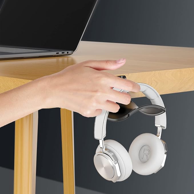 2-Pack Never Fall Headphone Hook Hanger Wall Mount Headset Holder | Stand fixted with screws for airpods max sennheiser sony bose beats akg - Image 4