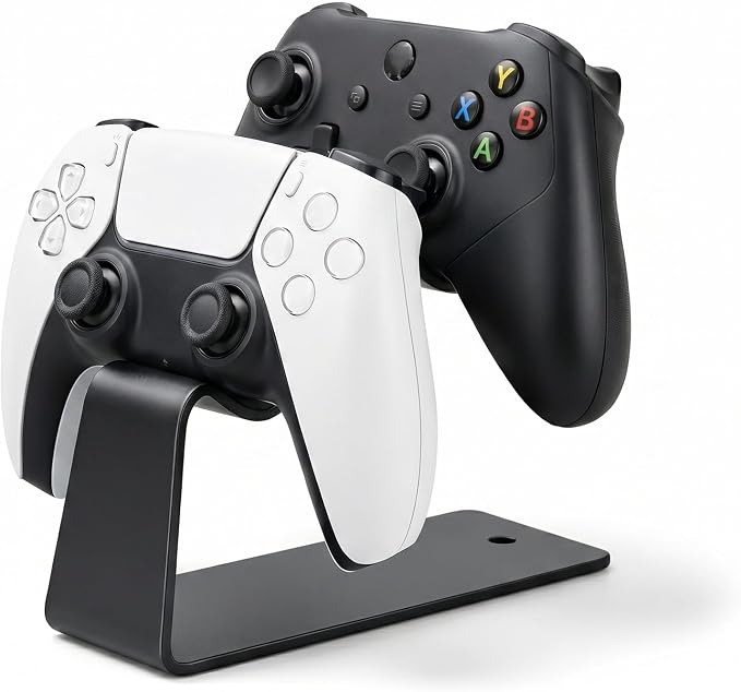 Desktop Controller Holder Controller Organizer Metal Universal | Gaming Accessories 2 Tier Controller Stand for Xbox Series X S, Elite 2, PS5, PS4, Switch 2 and Almost All Controller by KAIXUANMAN