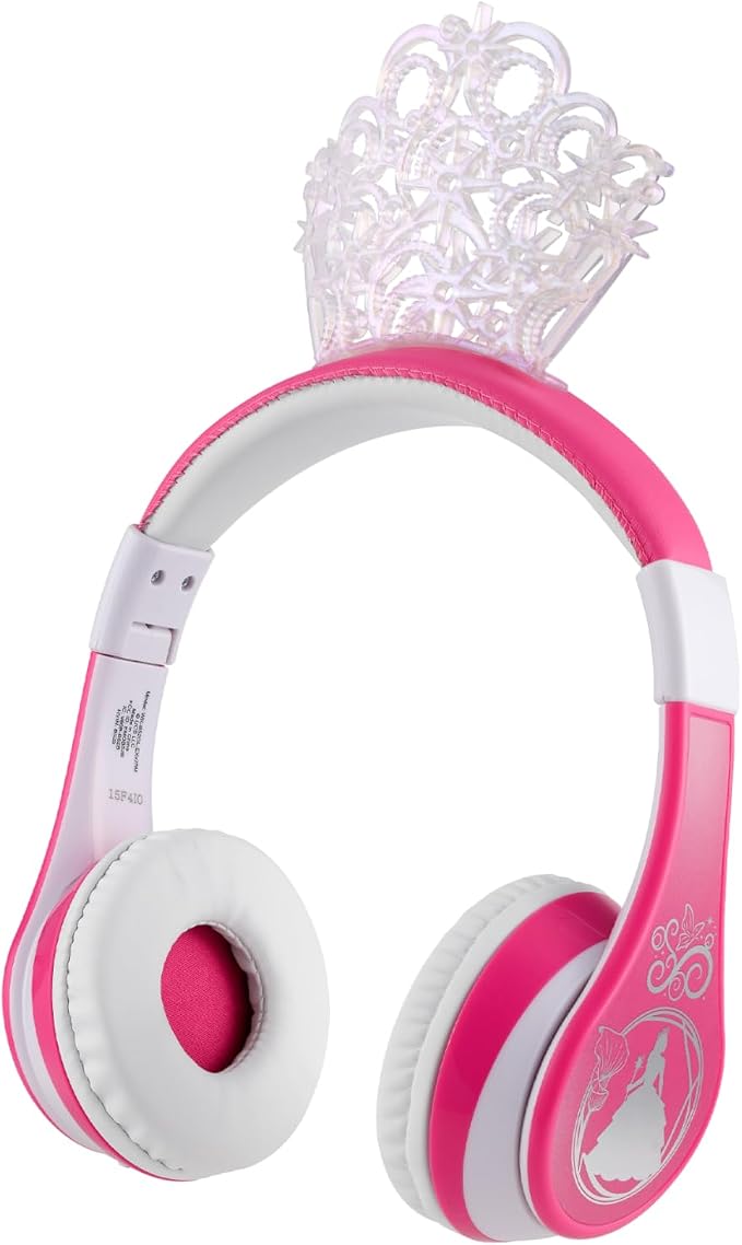 Wicked Glinda Bluetooth Headphones for Kids, Wireless Headphones for School, Home or Travel by eKids