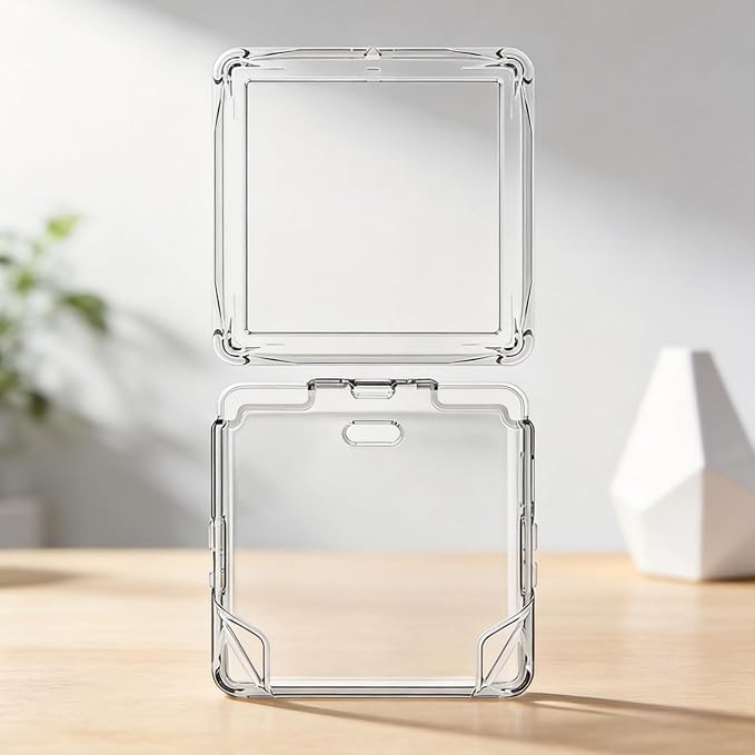 Clear TPU Cover Compatible for Anbernic RG Rotate Handheld Game Console, Shockproof Protective Case with Reinforced Corners, Anti Slip Fingerprint Resistant Gaming Shell - Image 4