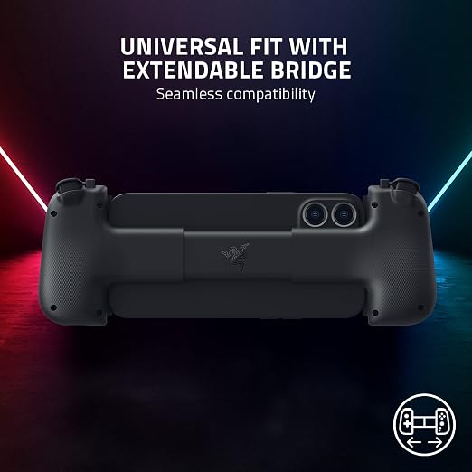 Razer Kishi V2 Mobile Gaming Controller for iPhone (Lightning): Console Quality Controls - Universal Fit w/ Extendable Bridge - Stream PC, Xbox, PlayStation Games - Customizable Triggers - Ergonomic - Image 3