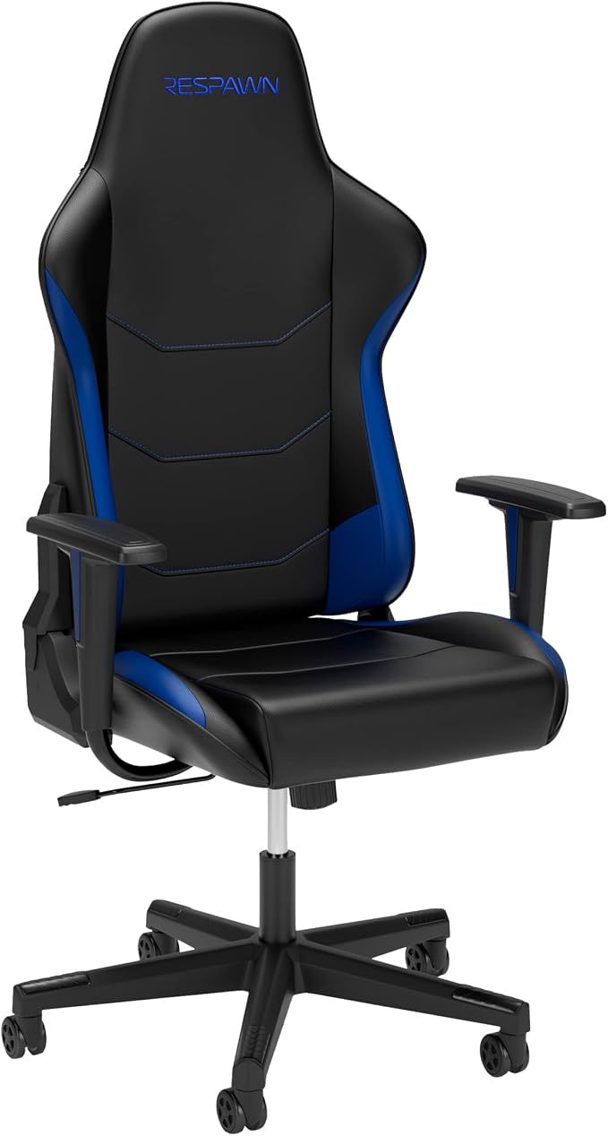 Respawn 110 Gaming Chair, Ergonomic Office Chair with Headrest | Ergonomic gaming chair with lumbar support, high back, height adjustment and tilt for work, gaming, and streaming by BrandRESPAWN