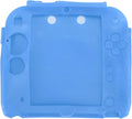 Handheld Game Console Soft Silicone Cover, Scratch with Top Bottom Screen Protector, Protect from Collisions Dust and Fingerprints, Easy to Access Key, Pet Film for 2DS by FILFEEL