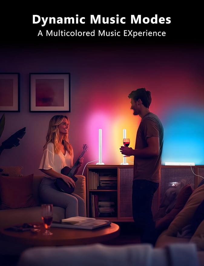 DAYBETTER Smart LED Light Bar,RGBICWW TV Lights for Living Room,Gaming Desk - Image 4