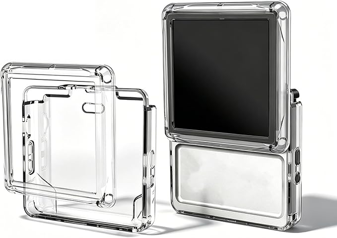 Clear TPU Cover Compatible for Anbernic RG Rotate Handheld Game Console, Shockproof Protective Case with Reinforced Corners, Anti Slip Fingerprint Resistant Gaming Shell - Image 9