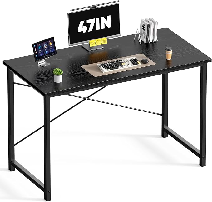 DUMOS 47 Inch Small Computer Desk, Gaming Desks for Home Office Bedroom by DumosLifestyle